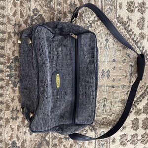 Elegant Black and Gray Travel Bag